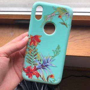 iPhone 10 case with silicone and hard shell